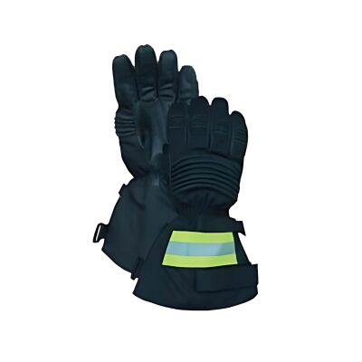 1710-El3 Hy Safety 7924 İtfaiyeci Eldiveni Uzun Konç Refk - 1