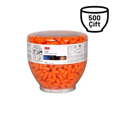 3M 1100B Kulak Tıkacı Refill Damacana 500 Çift - 1