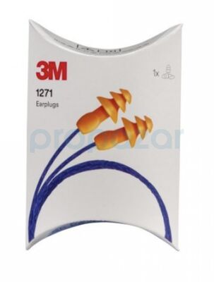 3M 1271 Yıkanabilir Kordonlu Kulak Tıkacı 50’li Paket - 2