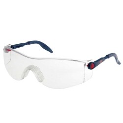 3M 2740 Güvenlik Gözlüğü Şeffaf AS/AF - Ayarlanabilir Sap - 1