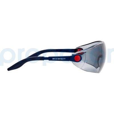 3M 2741 Gri Güvenlik Gözlüğü AS/AF Ayarlanabilir Saplı - 3