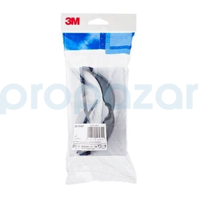 3M 2741 Gri Güvenlik Gözlüğü AS/AF Ayarlanabilir Saplı - 5