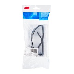 3M 2821 Güvenlik Gözlüğü Gri AS/AF Koruyucu İş Gözlüğü - 4