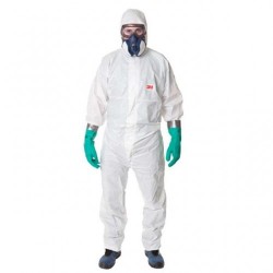 3M 4545 Beyaz Lamine Özel Ambalajlı Tulum - 3M İş Güvenliği Ürünleri