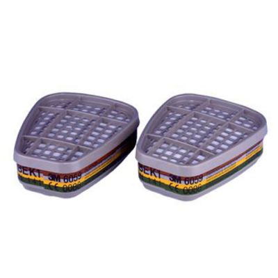 3M 6059 ABEK1 Organik, İnorganik, Asit Gaz ve Buhar Filtresi - 1