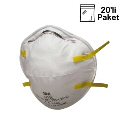 3M 8710 FFP1 Ventilsiz İnce Toz Maskesi - 20li Paket - 3M