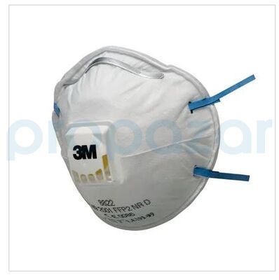 3M 8822 FFP2 Ventilli Toz Maskesi Yağ ve Su Bazlı Sislere Karşı - 2