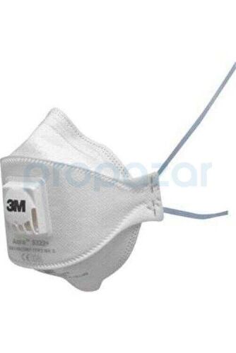 3M Aura 9322+ FFP2 Ventilli Toz Maskesi - 10lu Kutu - 1