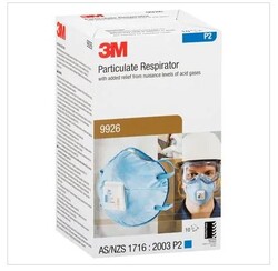 3M 9926 FFP2 Ventilli Düşük Kons. Asit Gaz Ve Toz Maskesi - 6