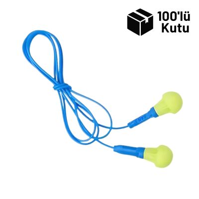 3M EX-01-020 Push-in Kordonlu Kulak Tıkacı 100lü Kutu - 1