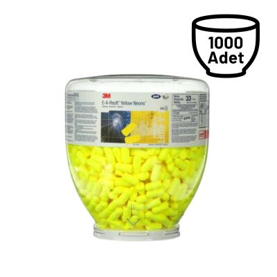 3M PD-01-002 EARSoft Yellow Neons Refill 1000 Adet - 1