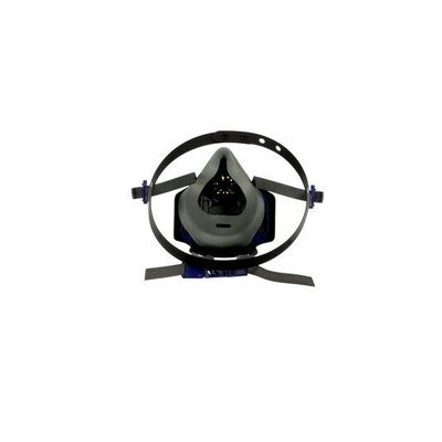 3M Secure Click HF801-SD Diyaframlı Küçük Boy Yarım Yüz Maske - 4