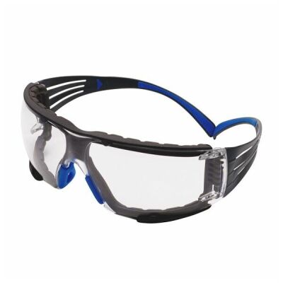 3M SecureFit SF401SGAF-BLU-F-EU Şeffaf İş Koruma Gözlüğü - 1