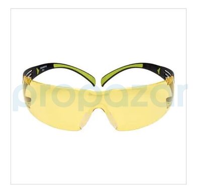 3M SecureFit SF403 Sarı AS/AF İş Güvenliği Gözlüğü - 5