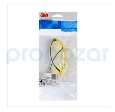 3M SecureFit SF403 Sarı AS/AF İş Güvenliği Gözlüğü - 6