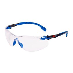 3M S1101SGAF Solus Mavi-Siyah Kenar Şeffaf Gözlük - 2