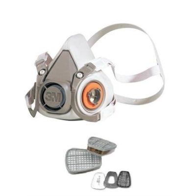 3M 6212M 6200 Maske ve A1P2 Filtre Seti - 4lü Paket - 1