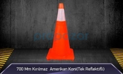 700mm Kırılmaz Amerikan Koni ( Tek Reflektifli ) MFK3100 - 1