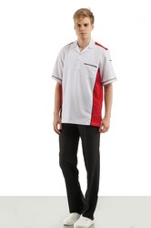 7104 Erkek Aşçı Ceketi Kısa Kollu Polo Yakalı - Myform İş Kıyafetleri