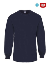 Myform 8125 Regular Bisiklet Sıfır Yaka 2 İplik Sweatshirt Siyah - Myform İş Kıyafetleri
