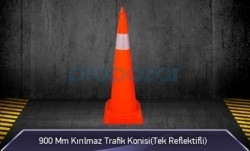 900mm Kırılmaz Trafik Konisi ( Tek Reflektifli ) MFK3190 - 1