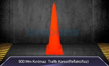 900mm Kırılmaz Trafik Konisi ( Reflektifsiz ) MFK3090E - 1