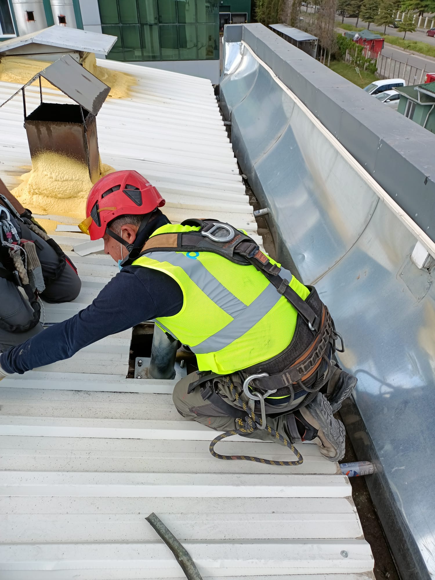 çatıda çalışma iş güvenliği