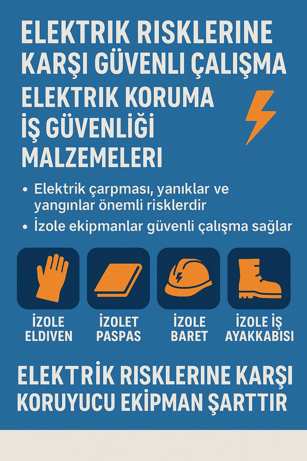 elektrik riskleri koruma iş güvenliği