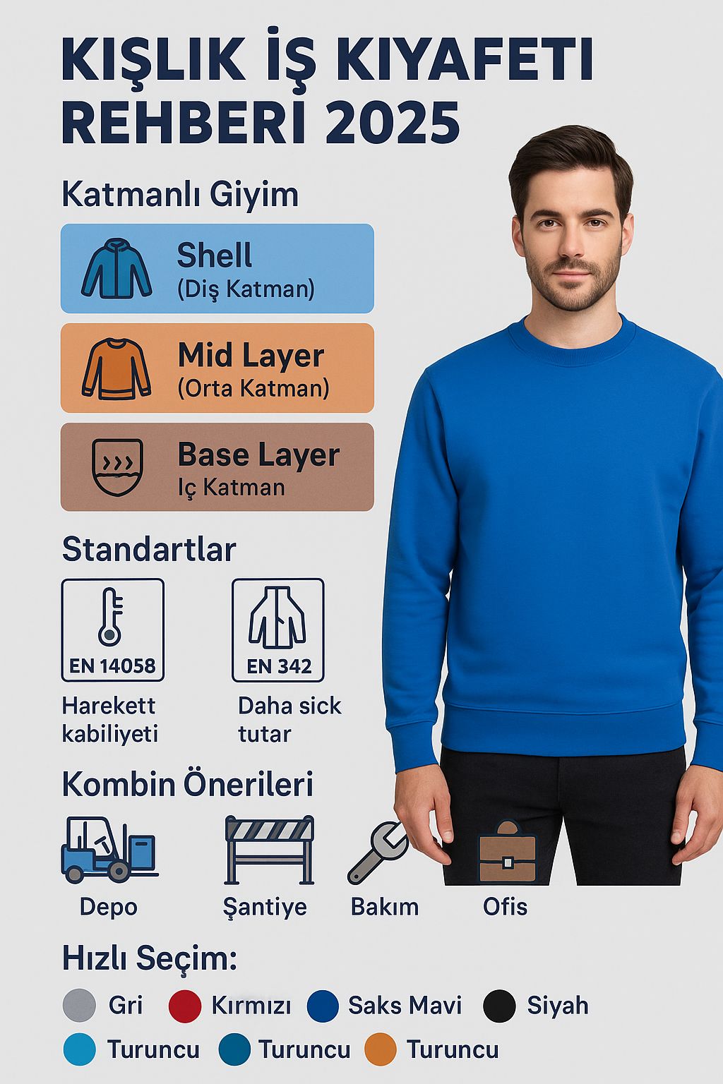 kışlık iş kıyafetleri rehberi