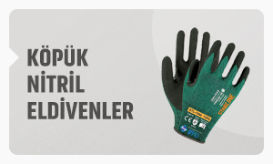 Köpük Nitril İş Eldivenleri