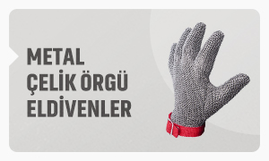 Metal Çelik Örgü İş Eldivenleri