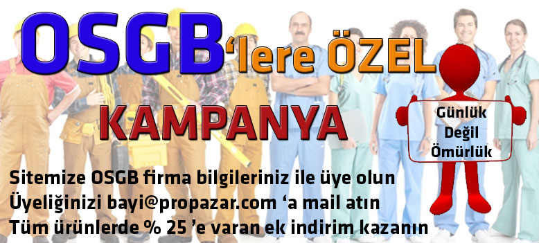 Osgb iş güvenliği malzemeleri kampanyası