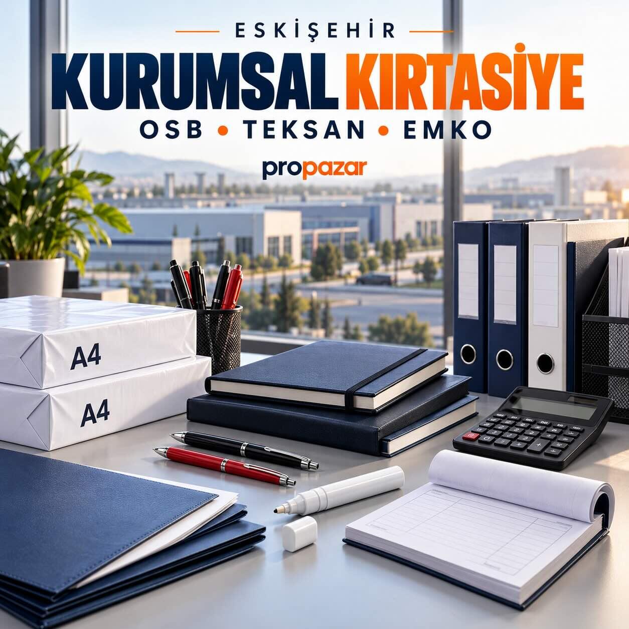 Eskişehir OSB, Teksan ve Emko İçin Kurumsal Kırtasiye Tedariki