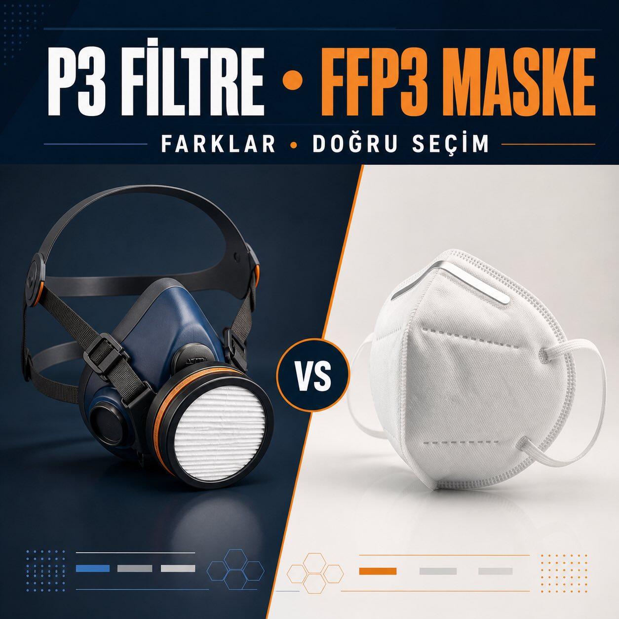 P3 Filtre Nedir? FFP3 Maske ile Arasındaki Farklar