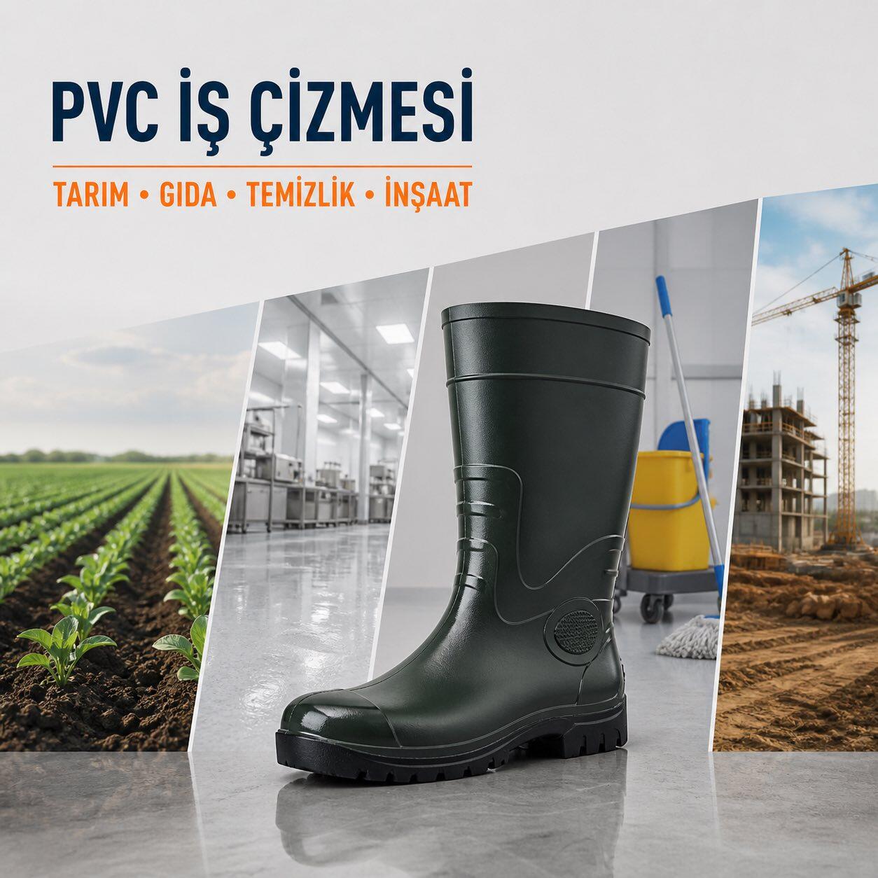 PVC İş Çizmesi Nedir? Nerelerde Kullanılır?