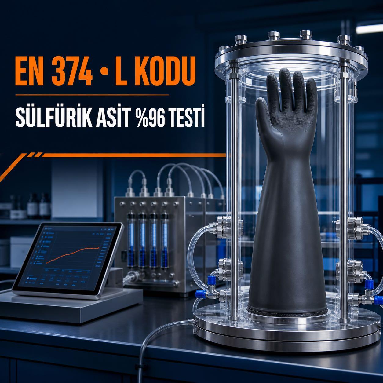 Starline EN 374 L Kimyasal Eldivenler: Sülfürik Asit %96 Koruma Rehberi