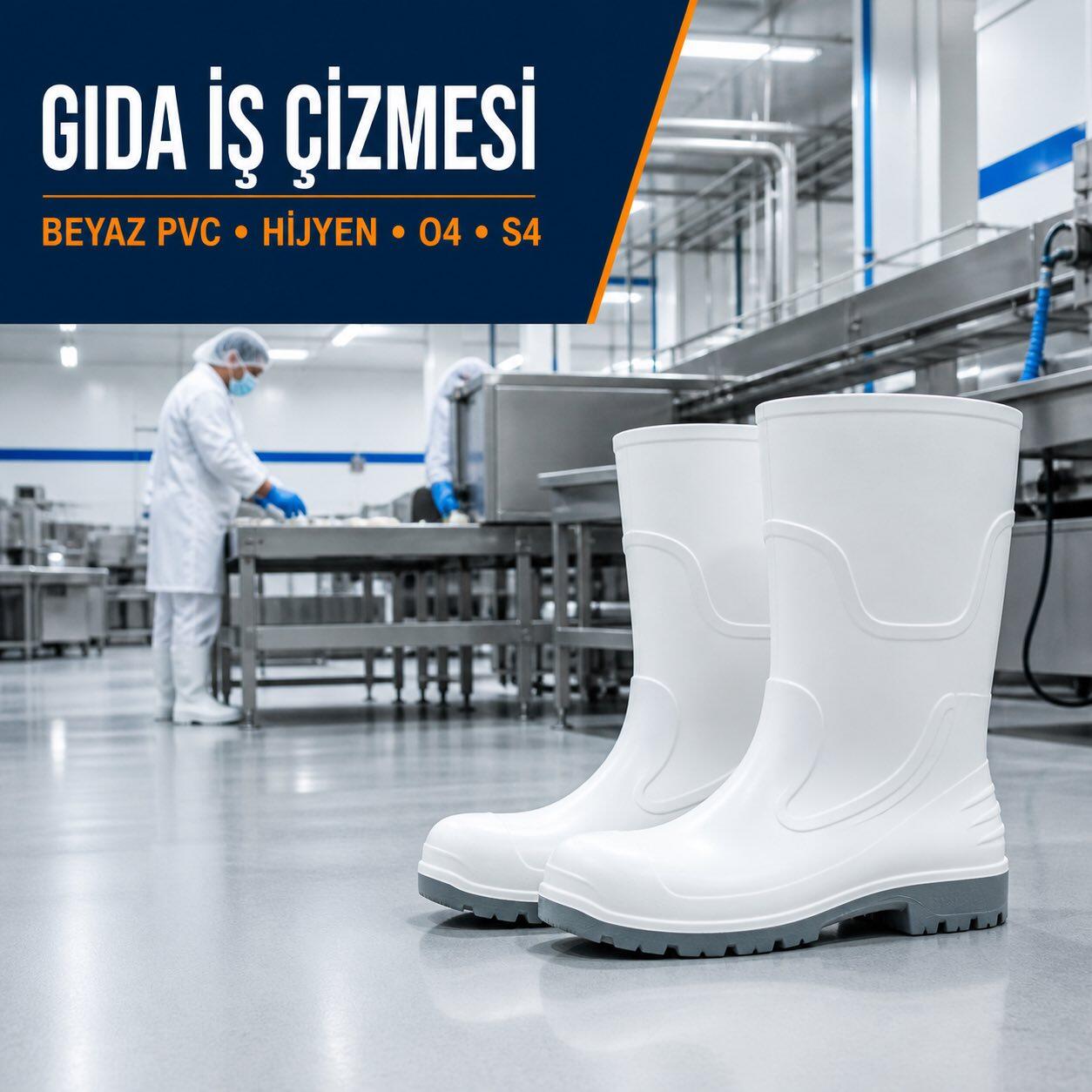 Gıda İş Çizmesi Nedir? Beyaz PVC Çizme Nerelerde Kullanılır?