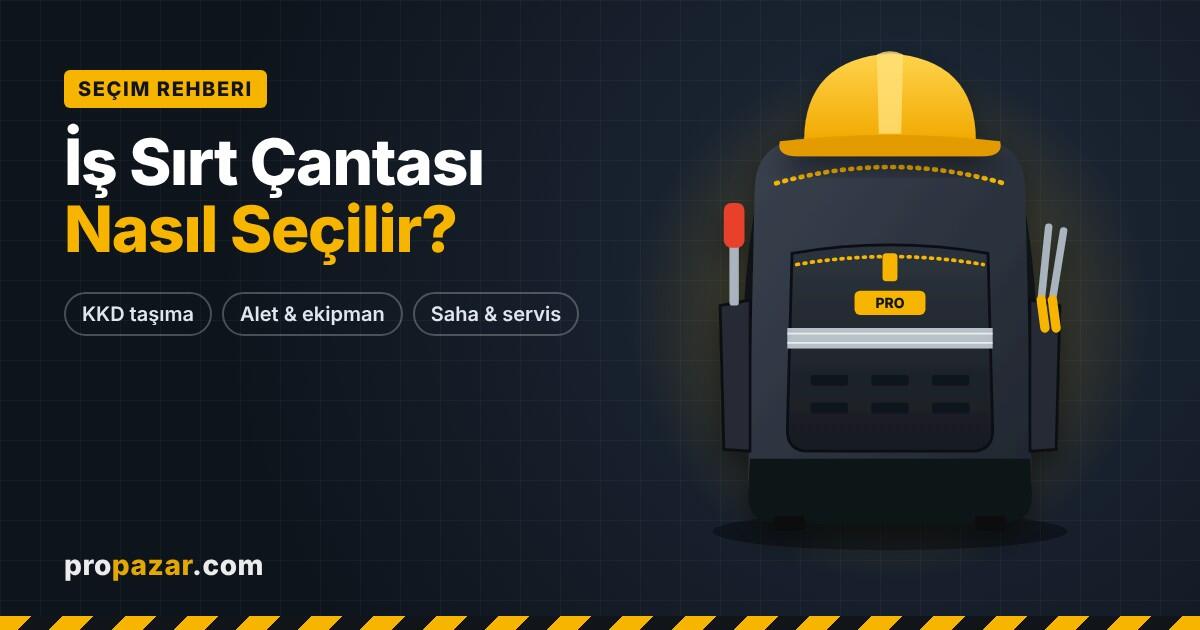 İş Sırt Çantası Seçim Rehberi: KKD, Alet ve Ekipman Taşımak İçin Doğru Çanta