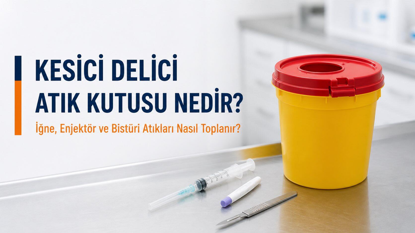 Kesici Delici Atık Kutusu Nedir? İğne, Enjektör ve Bistüri Atıkları Nasıl Toplanır?