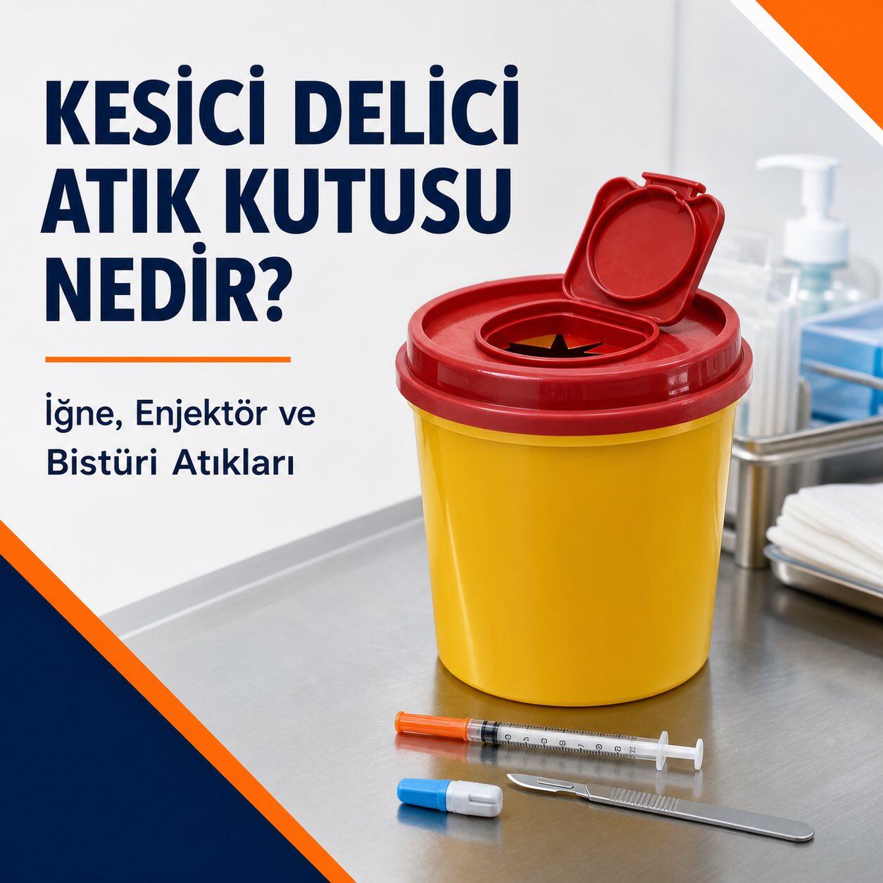 Kesici Delici Atık Kutusu Nedir? İğne, Enjektör ve Bistüri Atıkları Nasıl Toplanır?