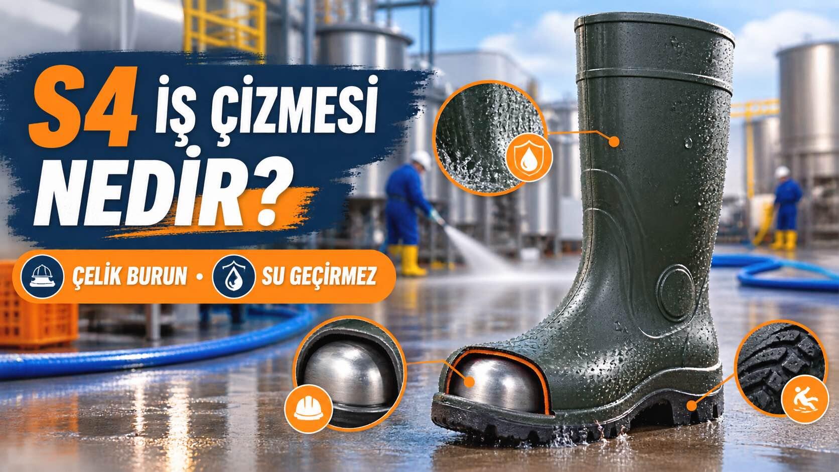 S4 İş Çizmesi Nedir? Çelik Burunlu Çizme Ne Zaman Kullanılır?