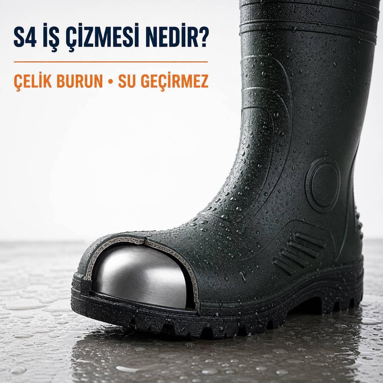 S4 İş Çizmesi Nedir? Çelik Burunlu Çizme Ne Zaman Kullanılır?