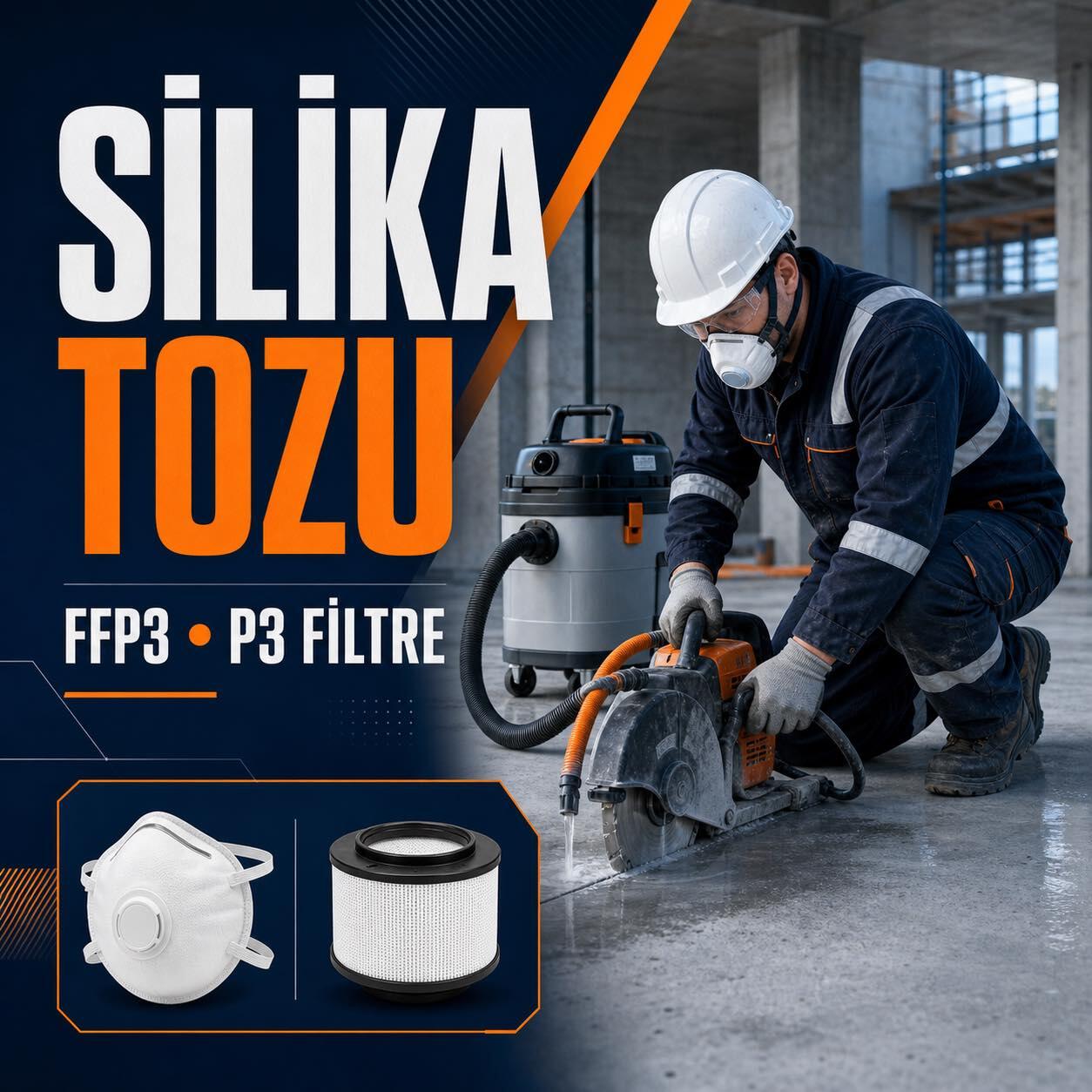 Silika Tozu İçin Hangi Maske Kullanılır? FFP3 Maske Seçim Rehberi