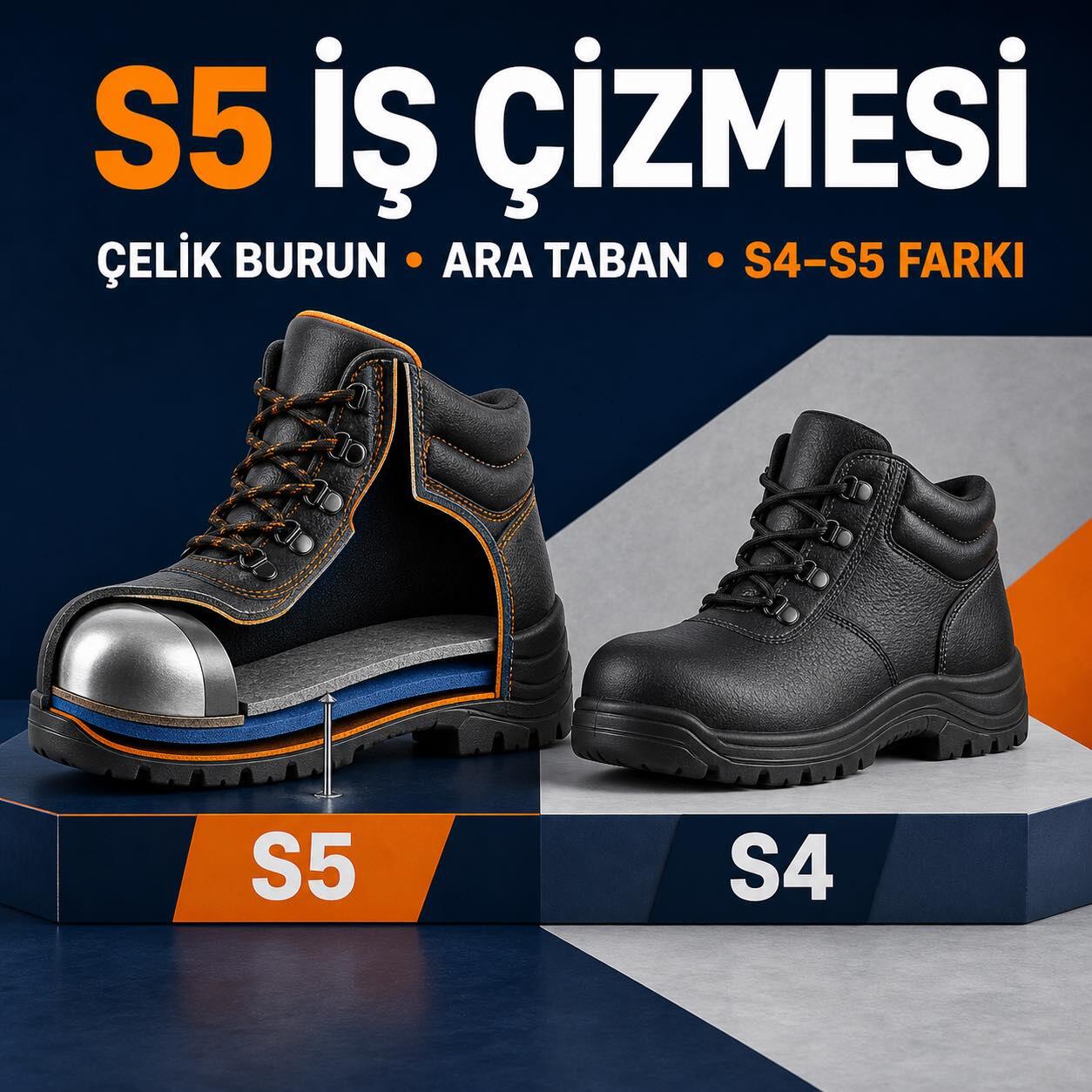 S5 İş Çizmesi Nedir? S4 ve S5 Çizme Arasındaki Farklar