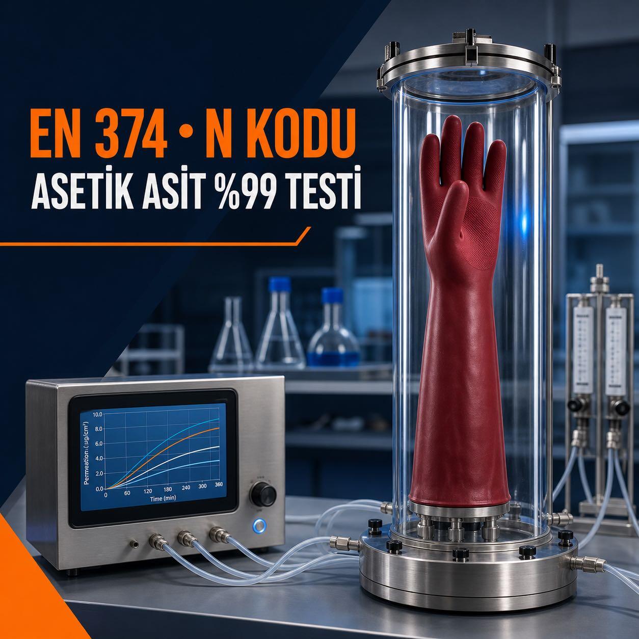 Starline EN 374 N Kimyasal Eldivenler: Asetik Asit %99 Koruma Rehberi