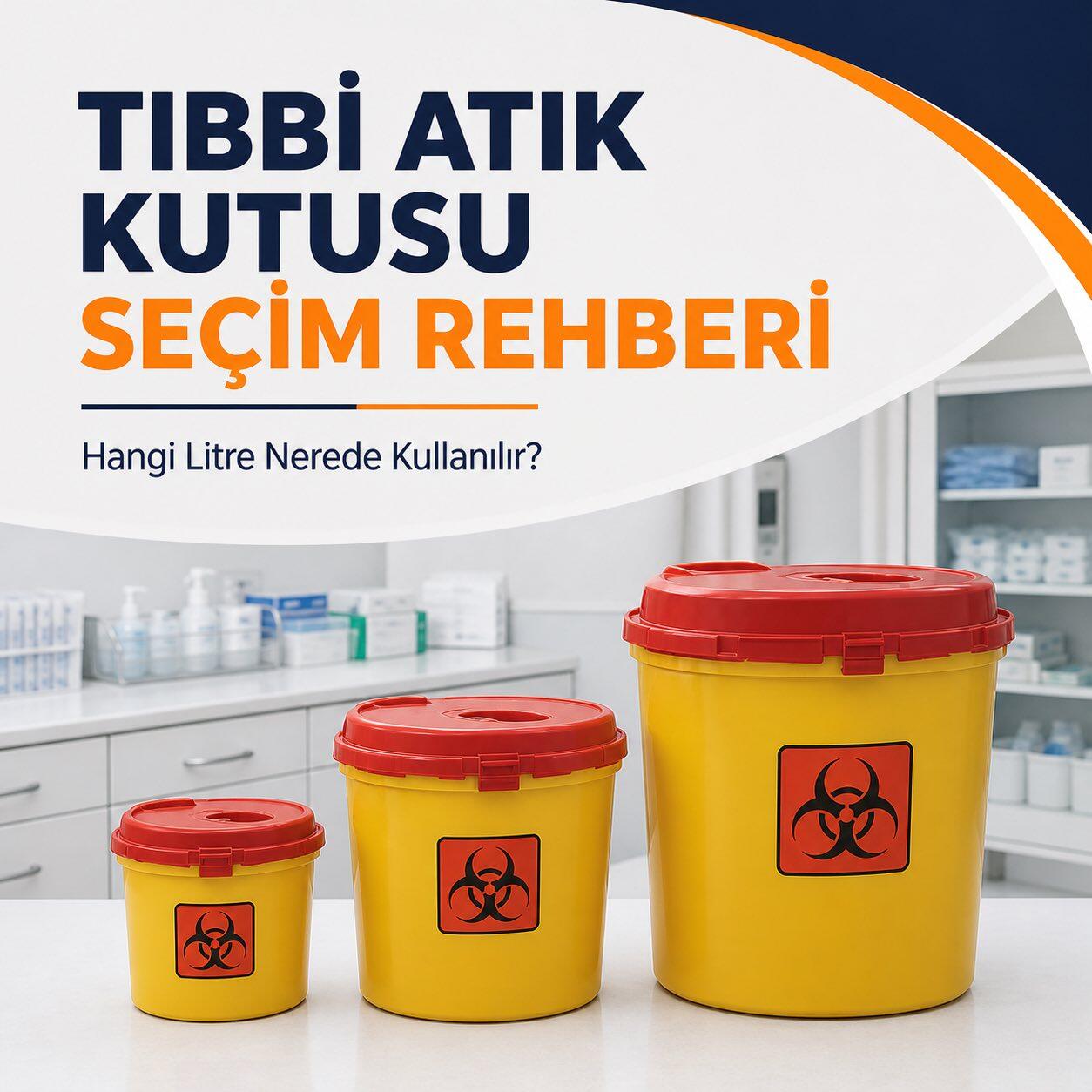 Tıbbi Atık Kutusu Seçim Rehberi: Hangi Litre Nerede Kullanılır?