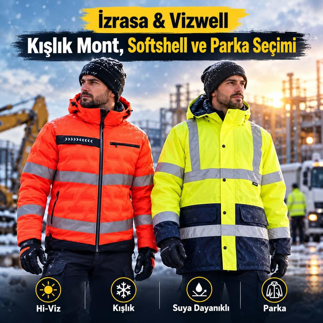 Izrasa ve Vizwell Kışlık Mont Seçimi: Softshell mi, Parka mı?