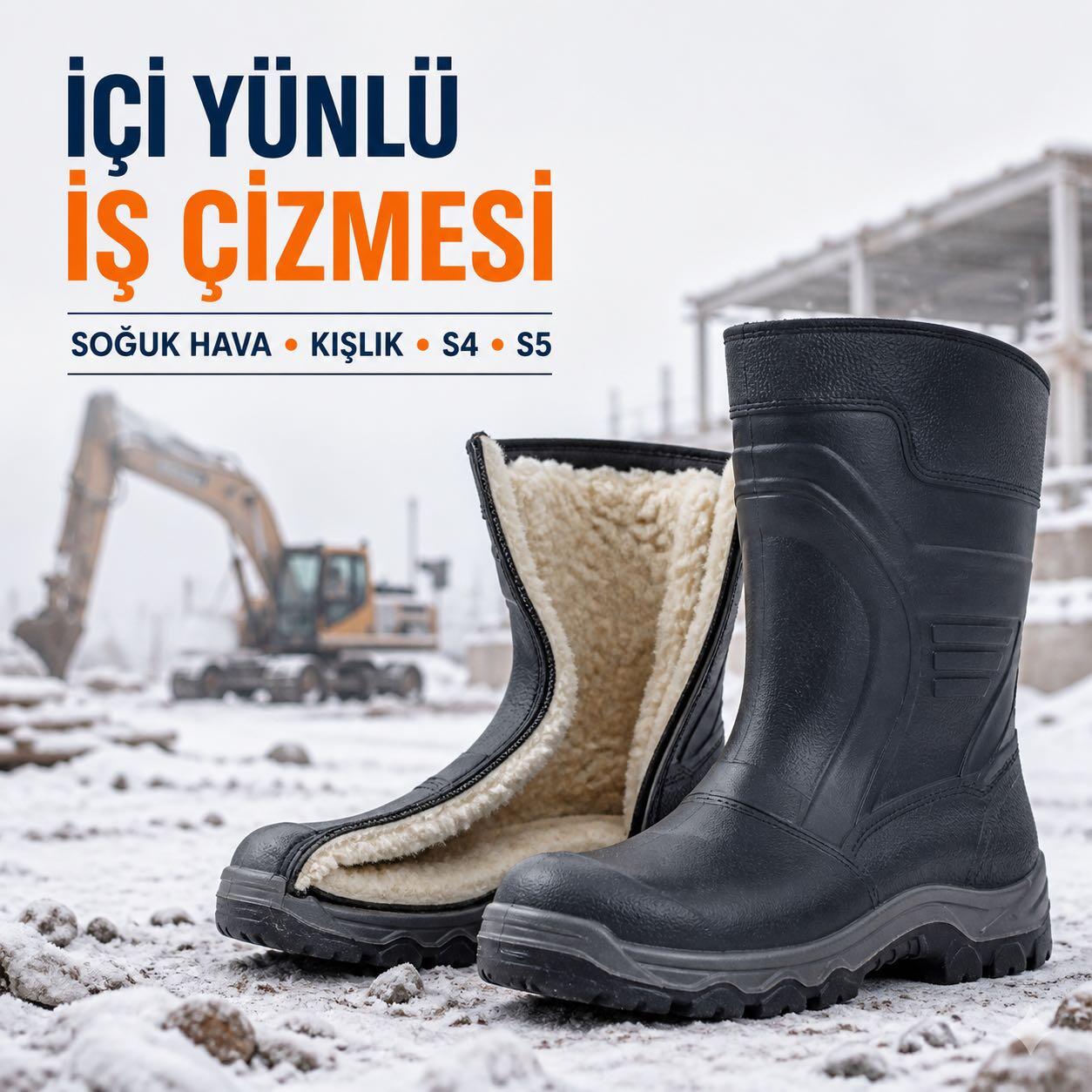 İçi Yünlü İş Çizmesi Nedir? Soğuk Hava İş Çizmesi Nasıl Seçilir?