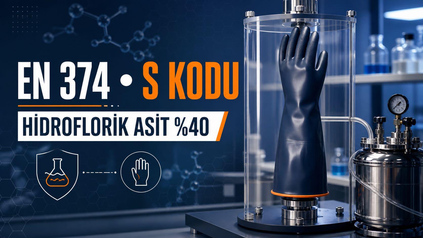 Starline EN 374 S Kimyasal Eldivenler: Hidroflorik Asit %40 Koruma Rehberi