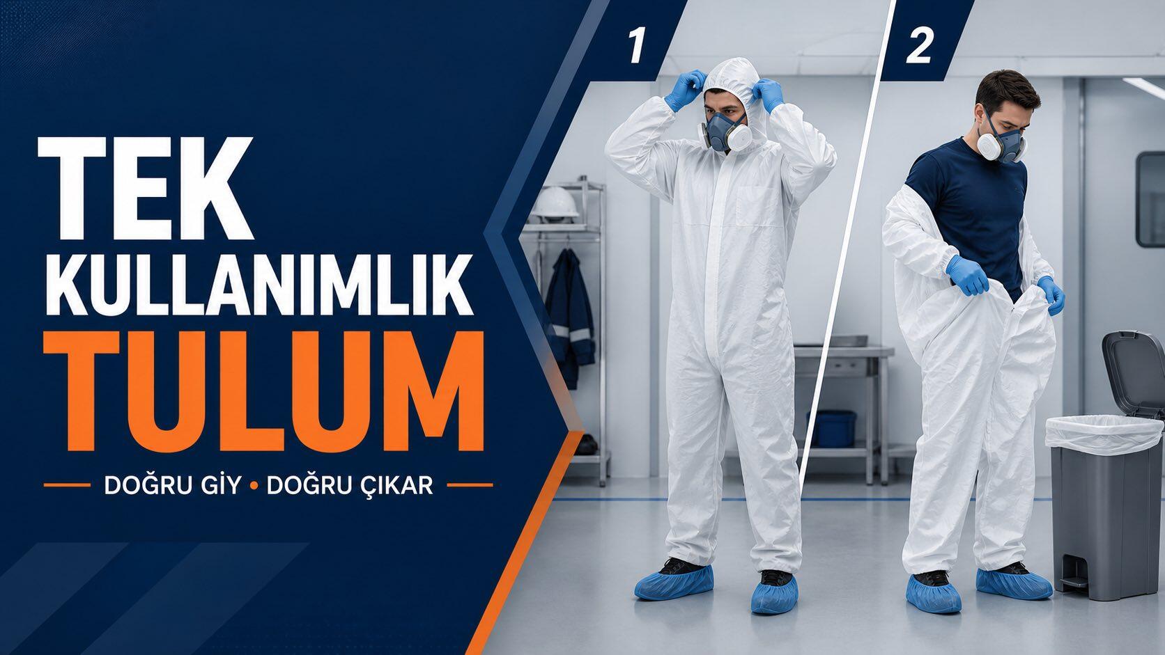Tek Kullanımlık Tulum Nasıl Giyilir ve Çıkarılır?